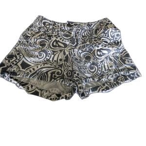 Banana Republic Shorts Women’s Size 8 Martin Fit Blue Geometric Boho 100% Cotton